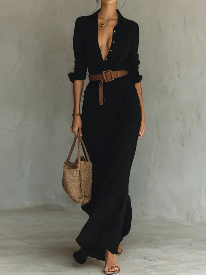 Scarlett | Elegant Dress with Belt