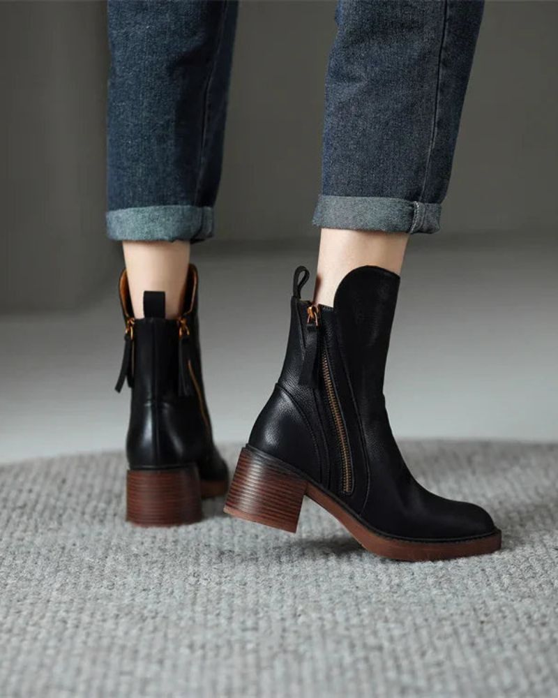 Amélie | Supportive Leather Boots