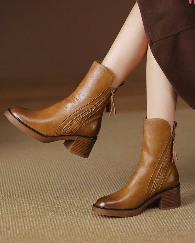 Amélie | Supportive Leather Boots