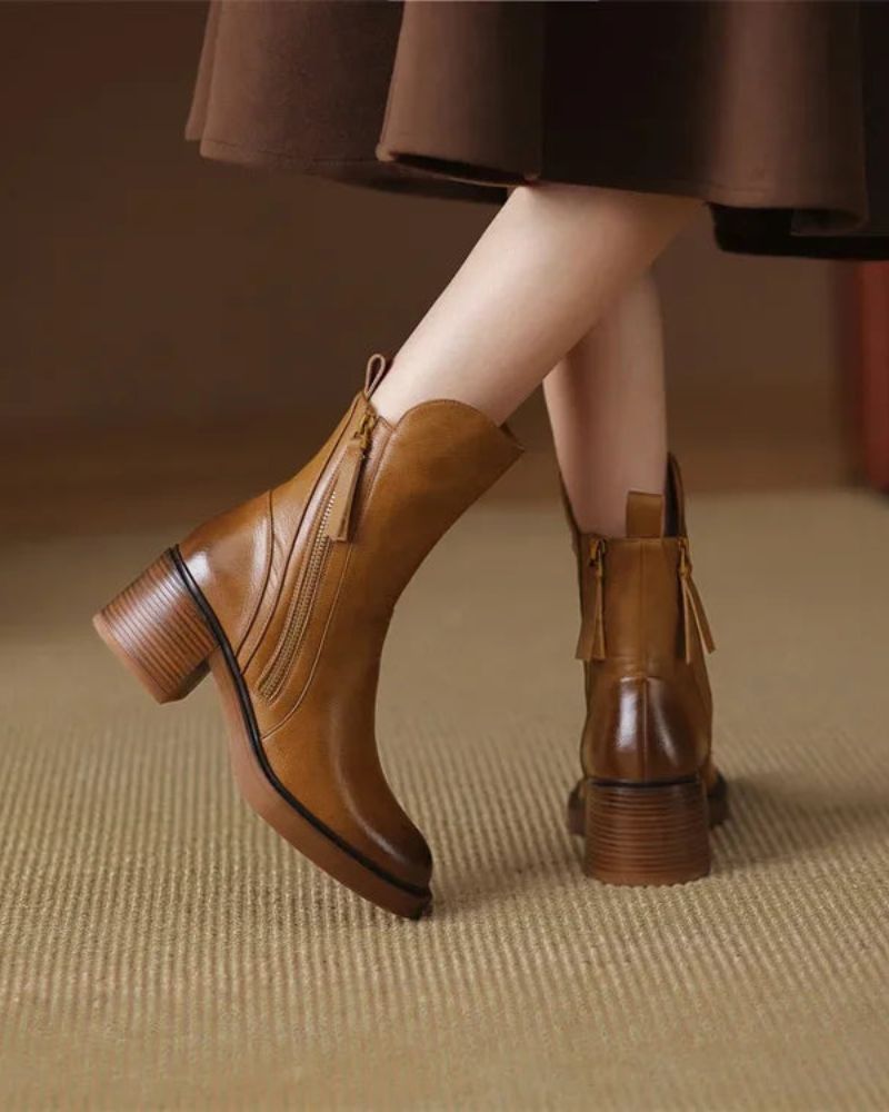 Amélie | Supportive Leather Boots