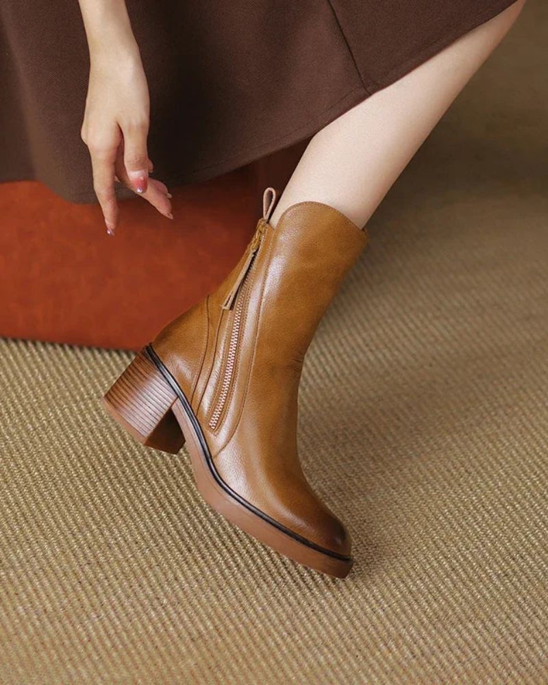 Amélie | Supportive Leather Boots