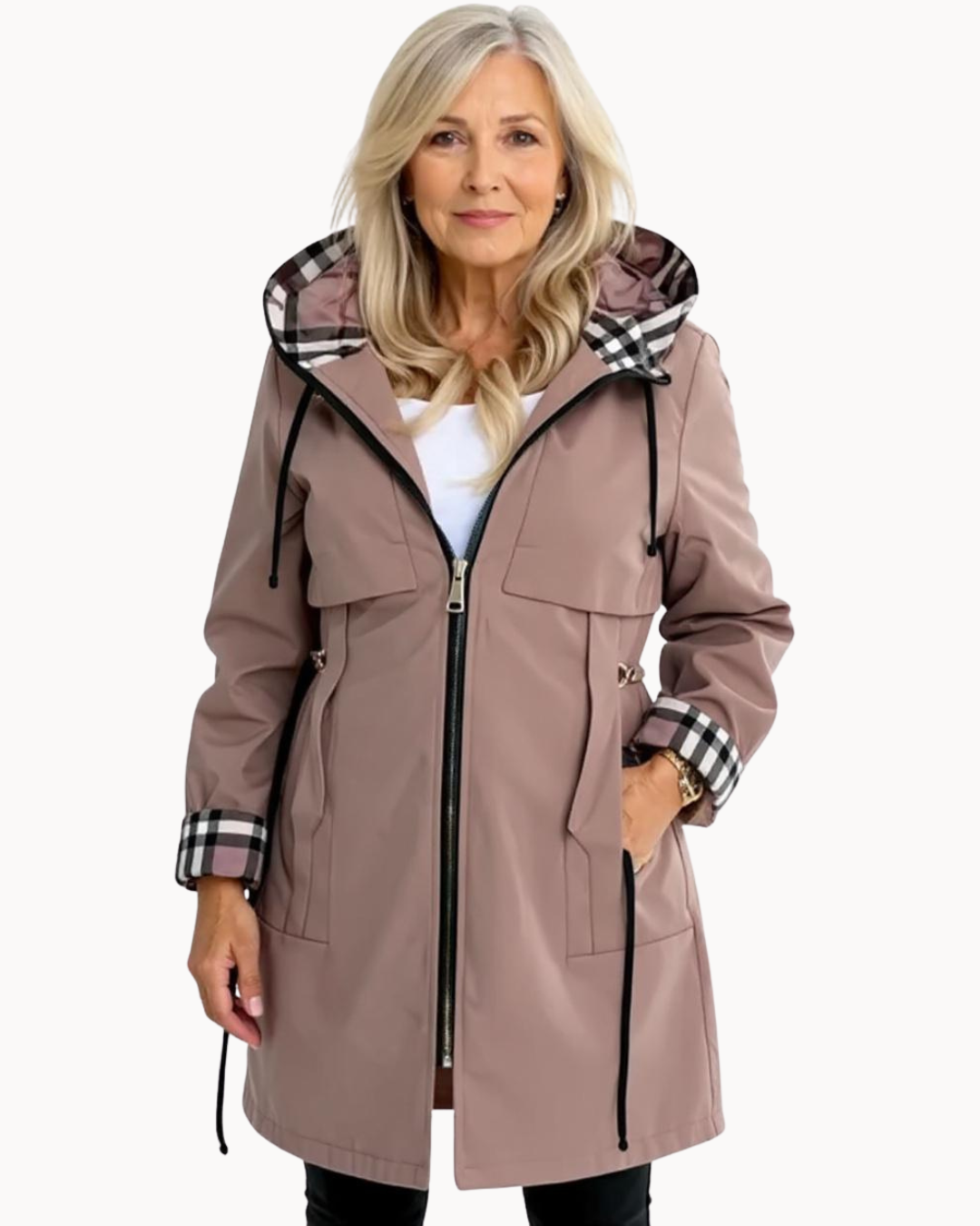 Charlotte | Waterproof & Windproof Zip Coat