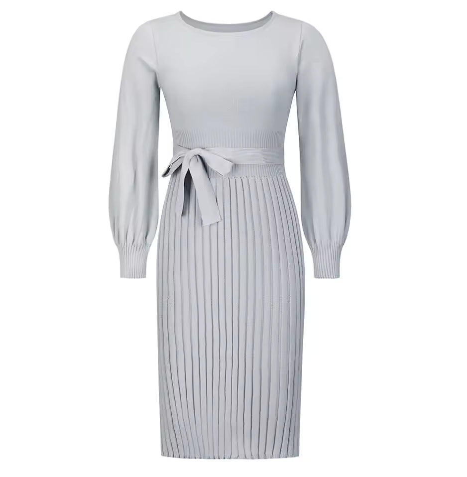 Colette | Pleated Sweater Dress