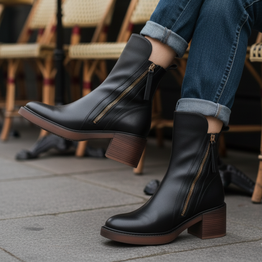 Amélie | Supportive Leather Boots