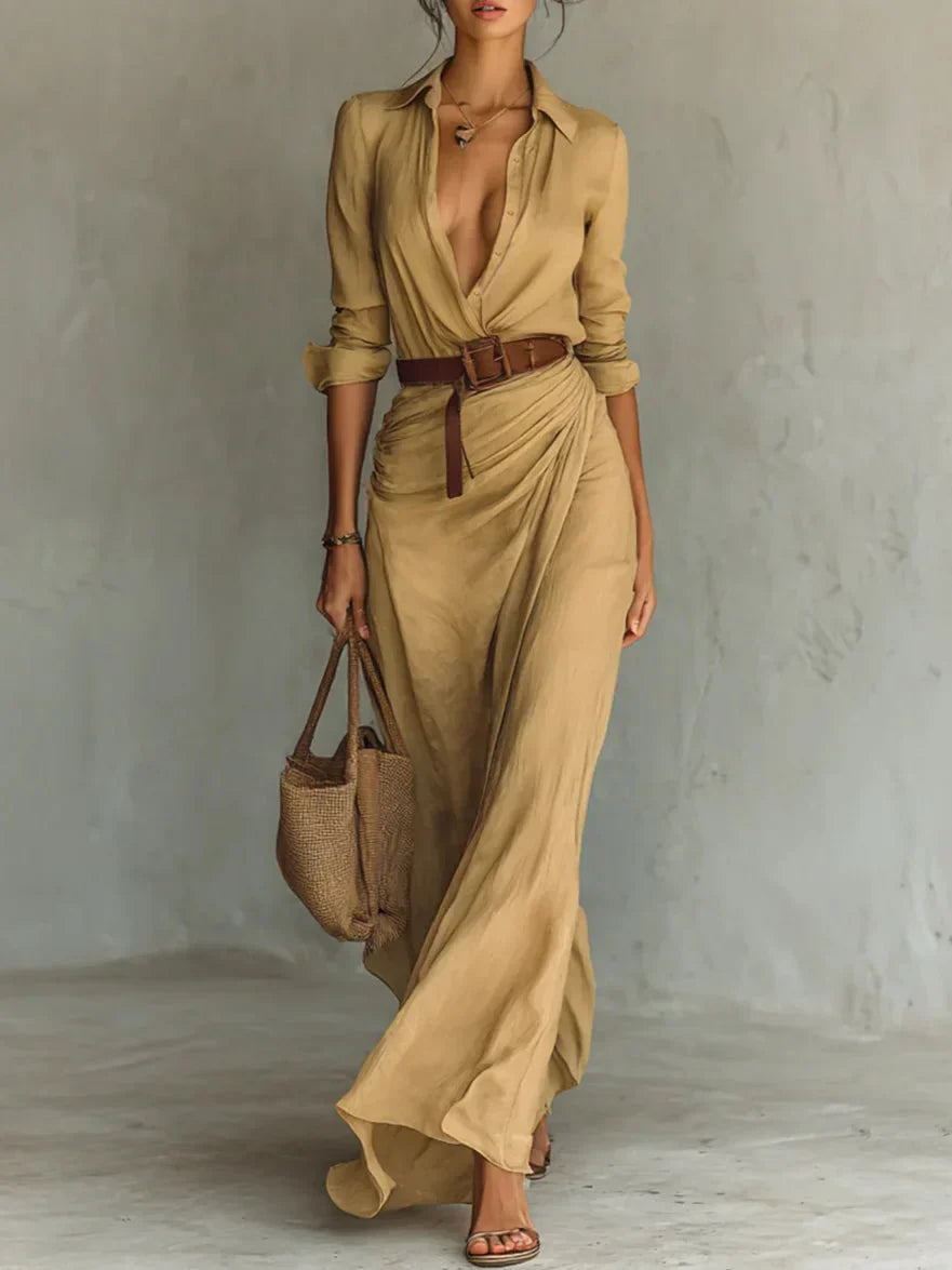 Scarlett | Elegant Dress with Belt