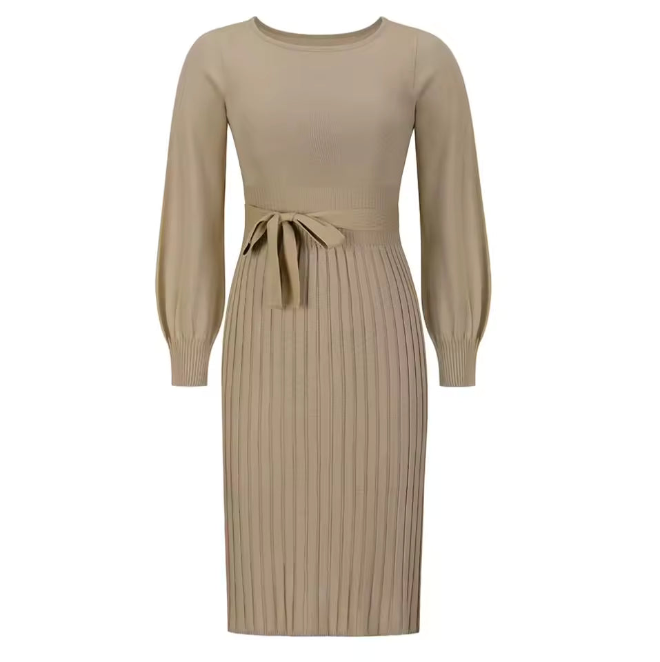 Colette | Pleated Sweater Dress