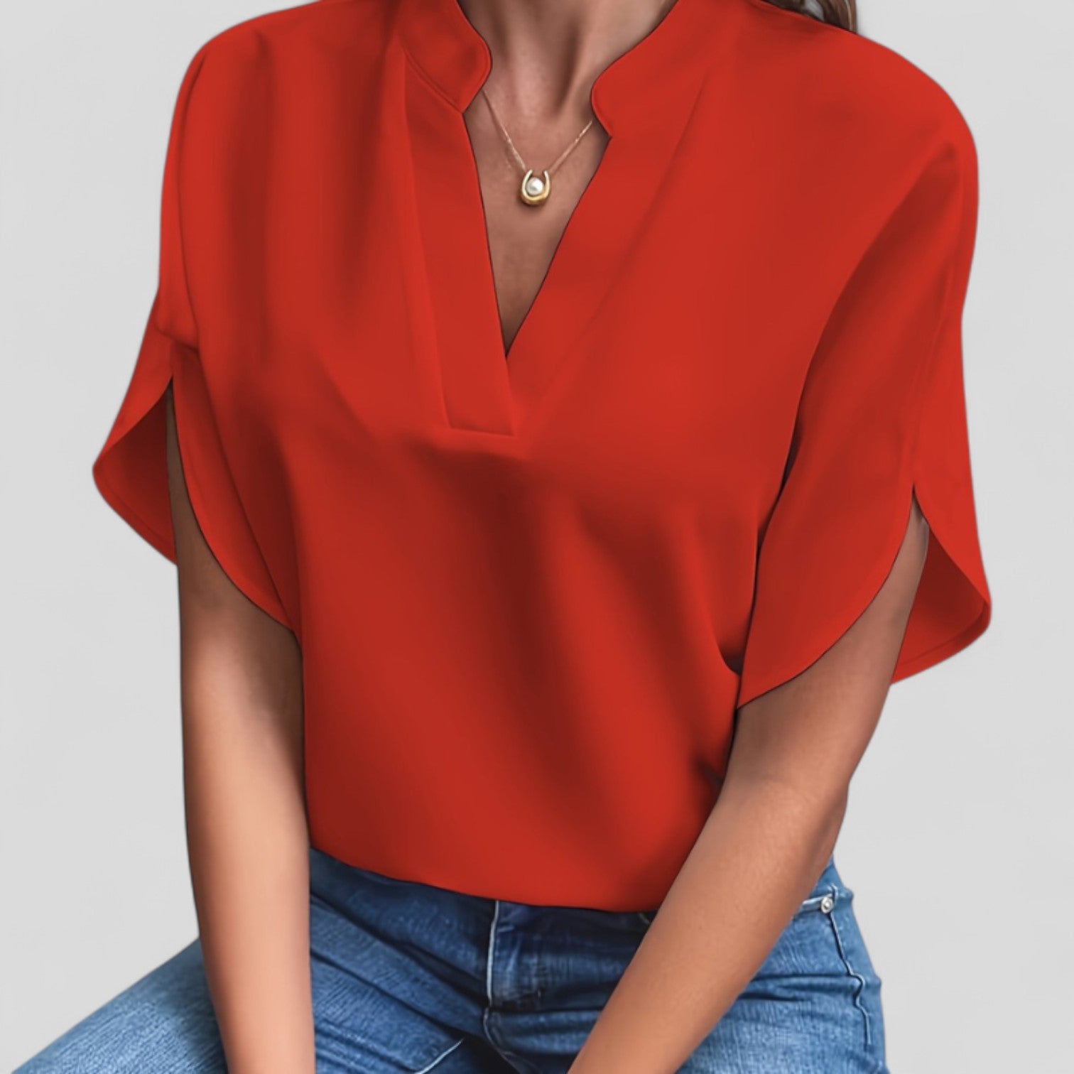 Lea | Short Sleeve Blouse