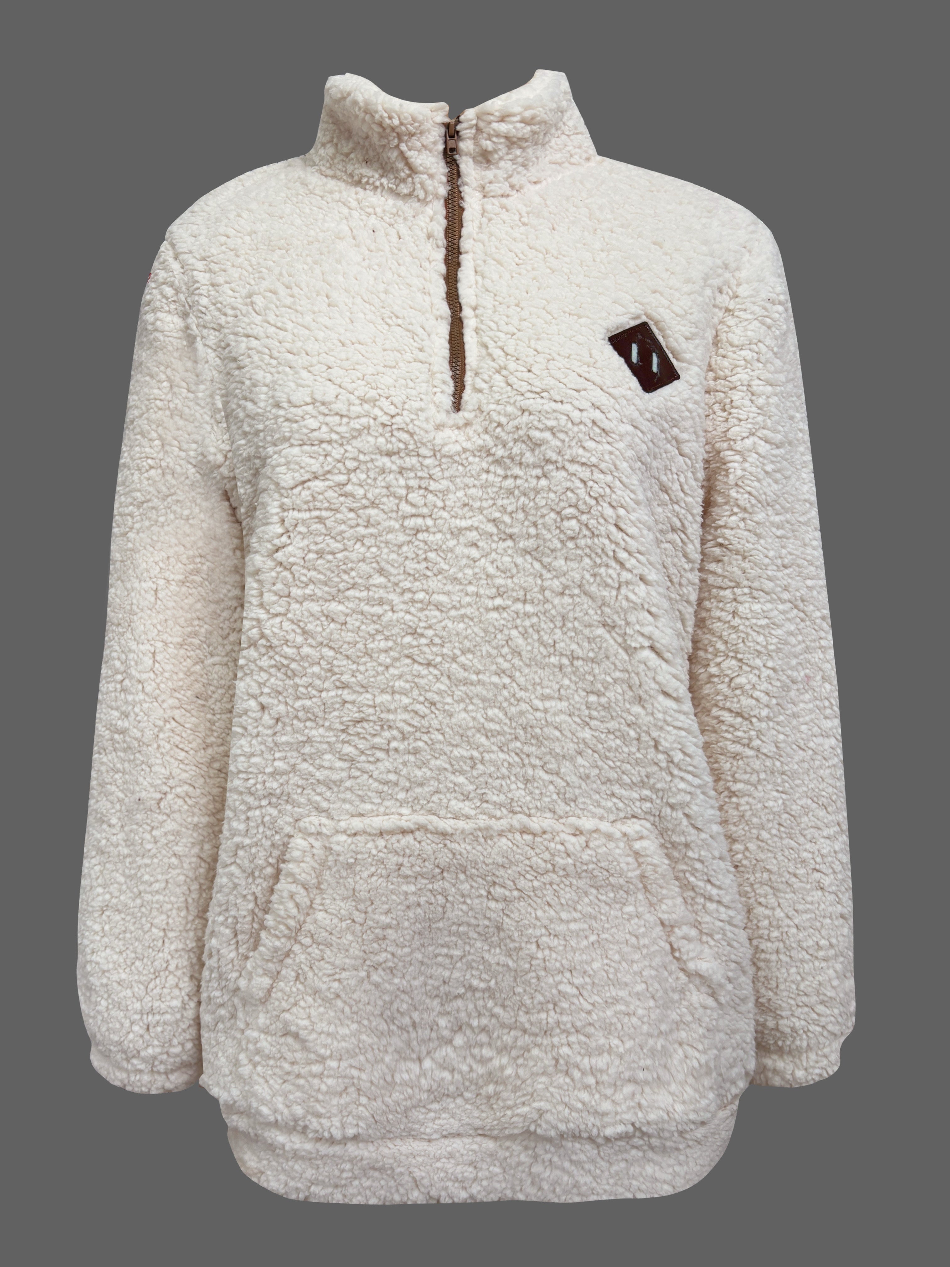 Aviana | Teddy Sweater with Zipper