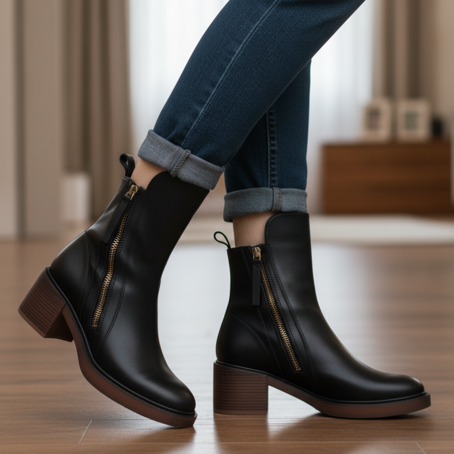 Amélie | Supportive Leather Boots