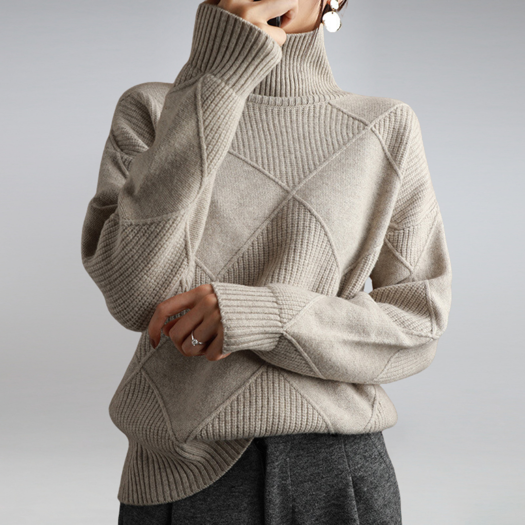Tess | Luxury Cashmere Turtleneck Sweater