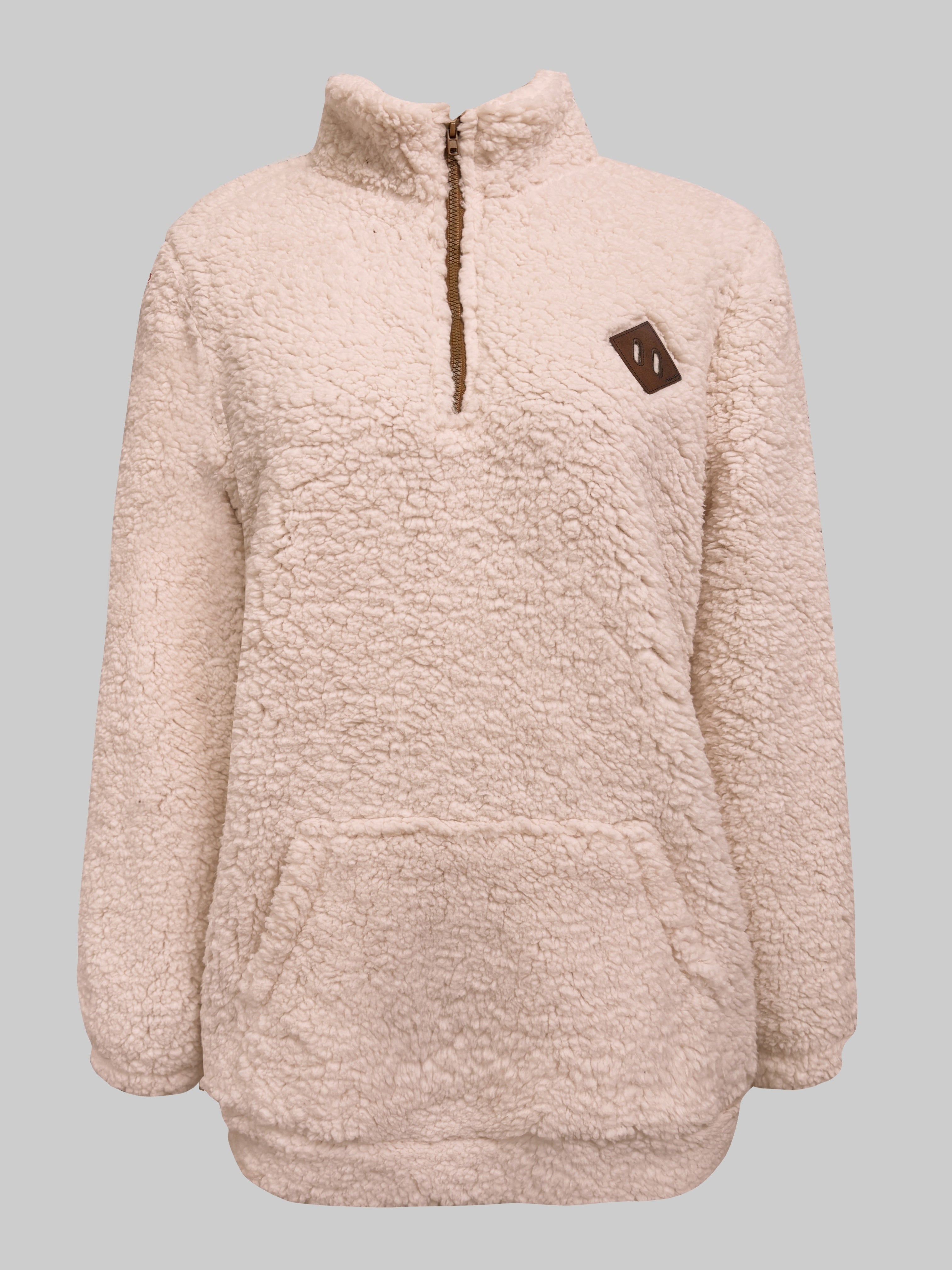 Aviana | Teddy Sweater with Zipper