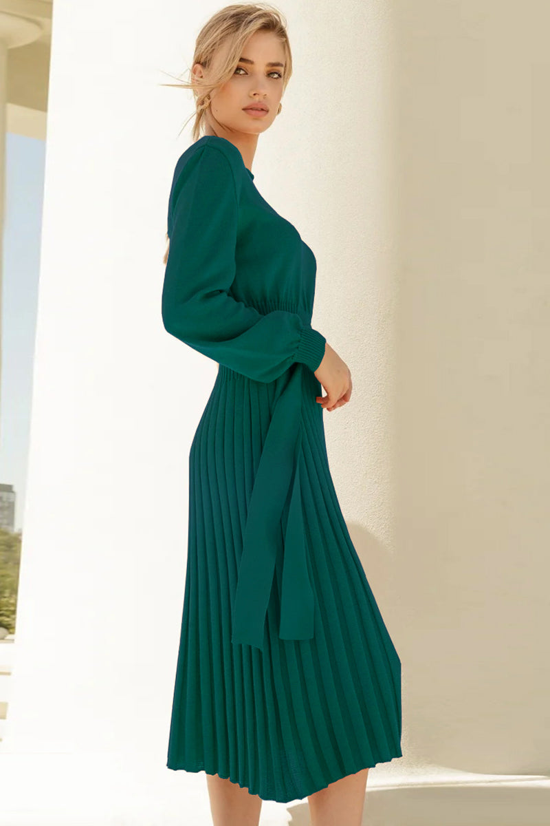 Colette | Pleated Sweater Dress
