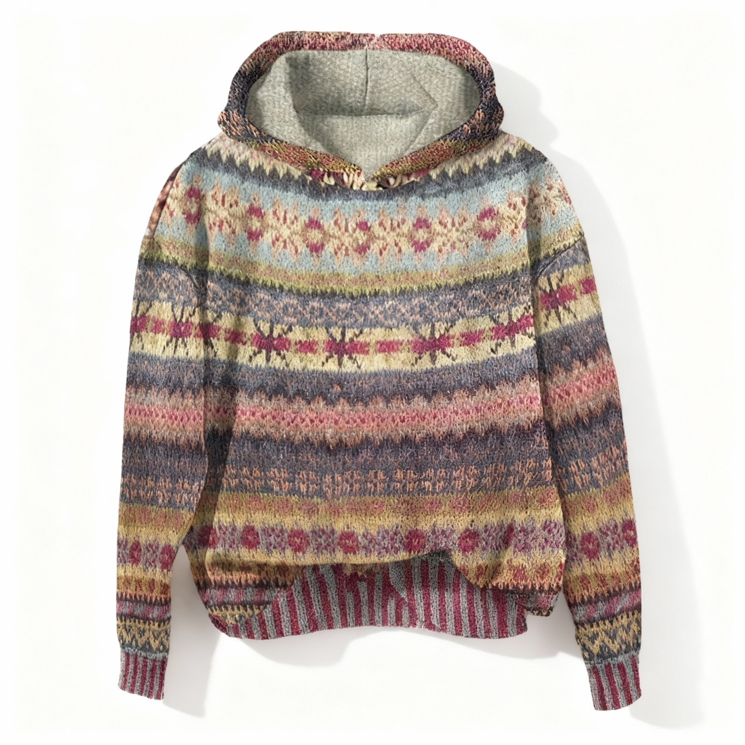 Cheryl | Timeless patterned hoodie