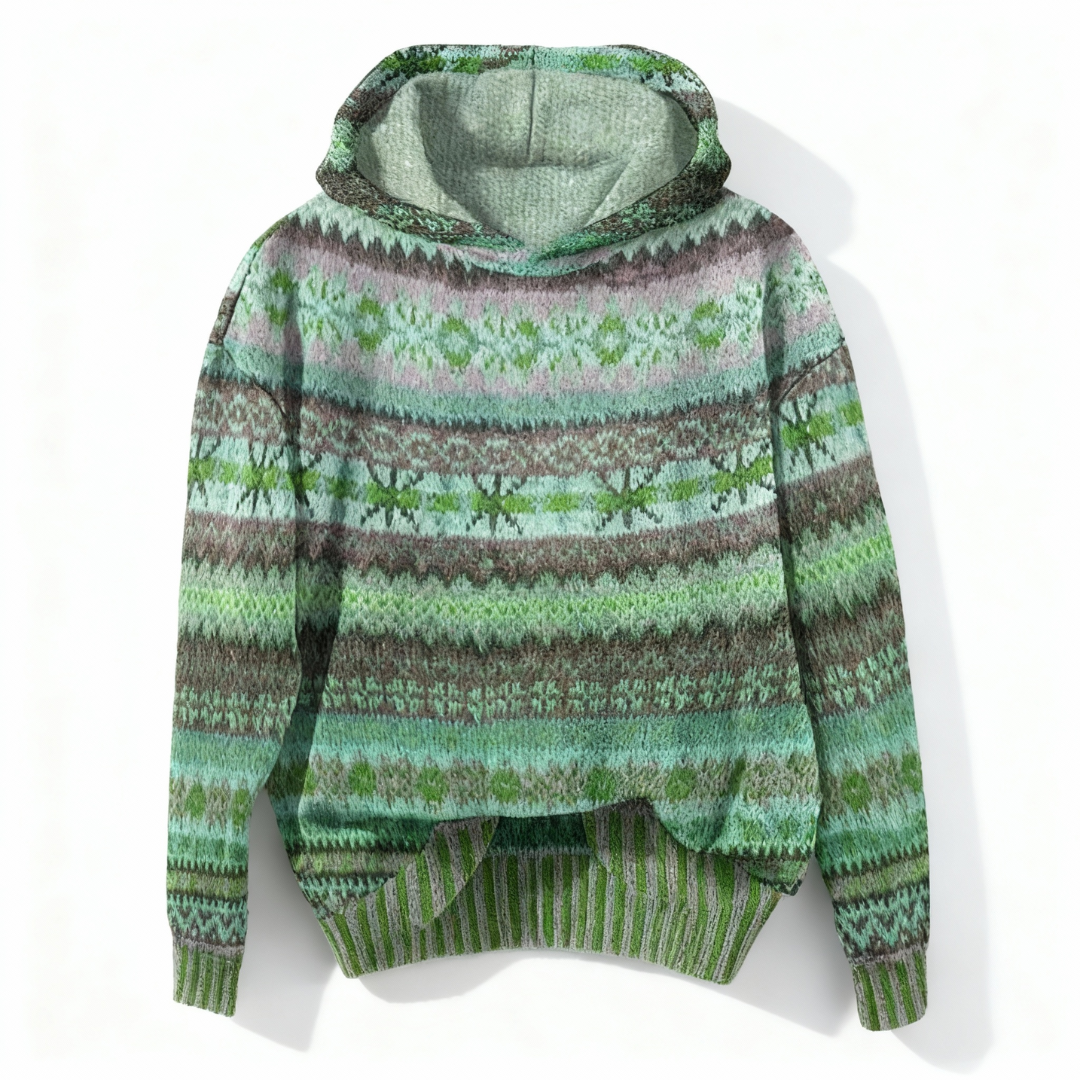 Cheryl | Timeless patterned hoodie