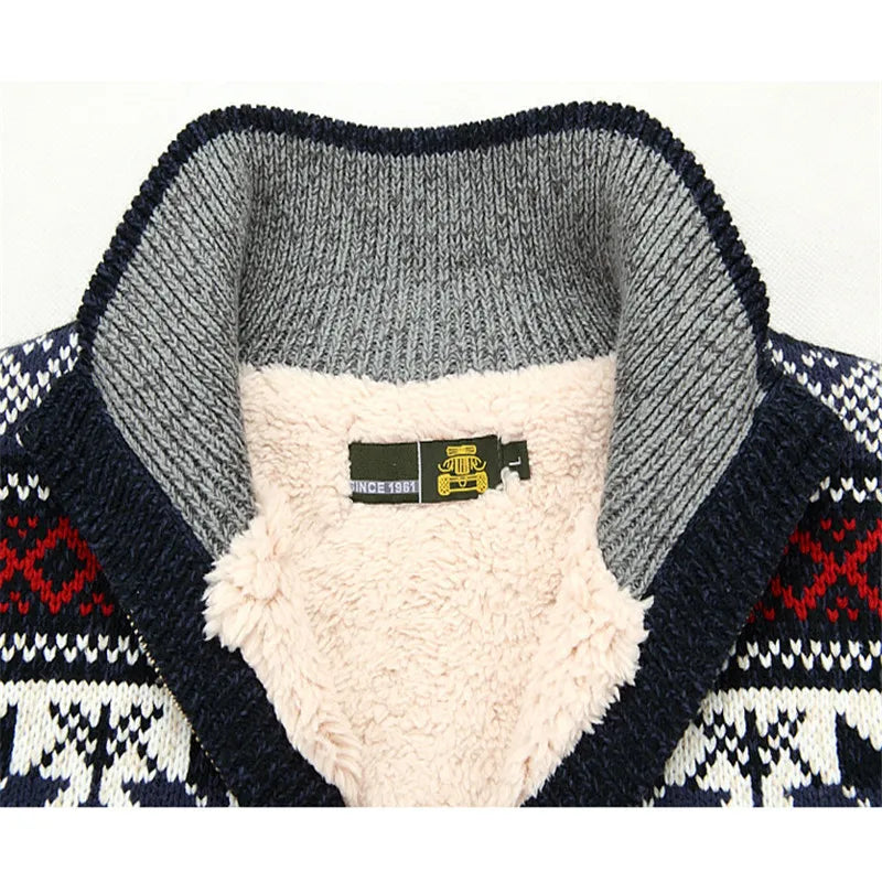 Logan | Vintage Cardigan with Zipper
