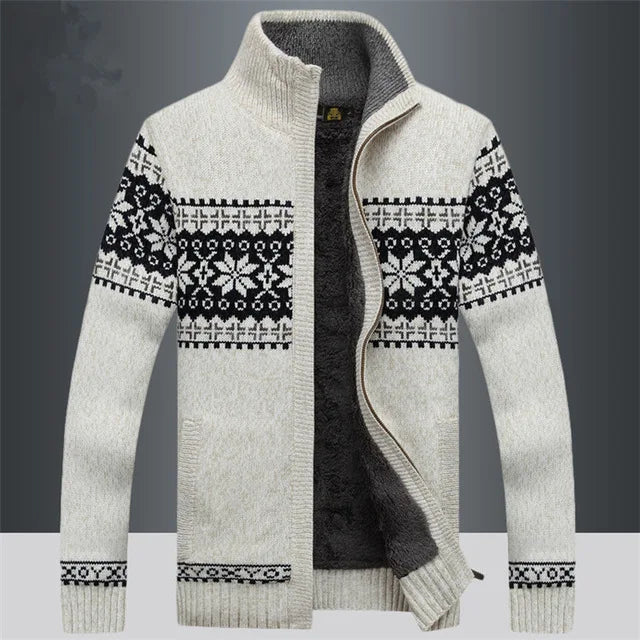 Logan | Vintage Cardigan with Zipper