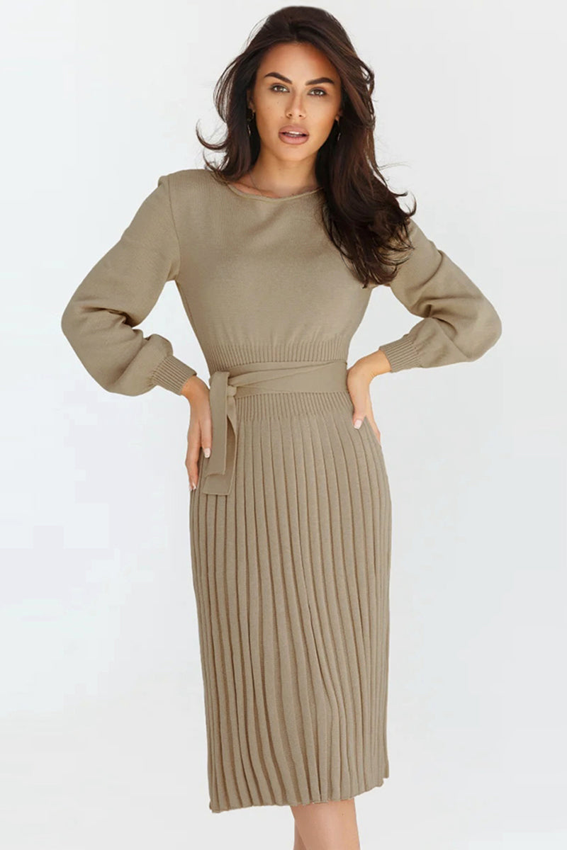Colette | Pleated Sweater Dress