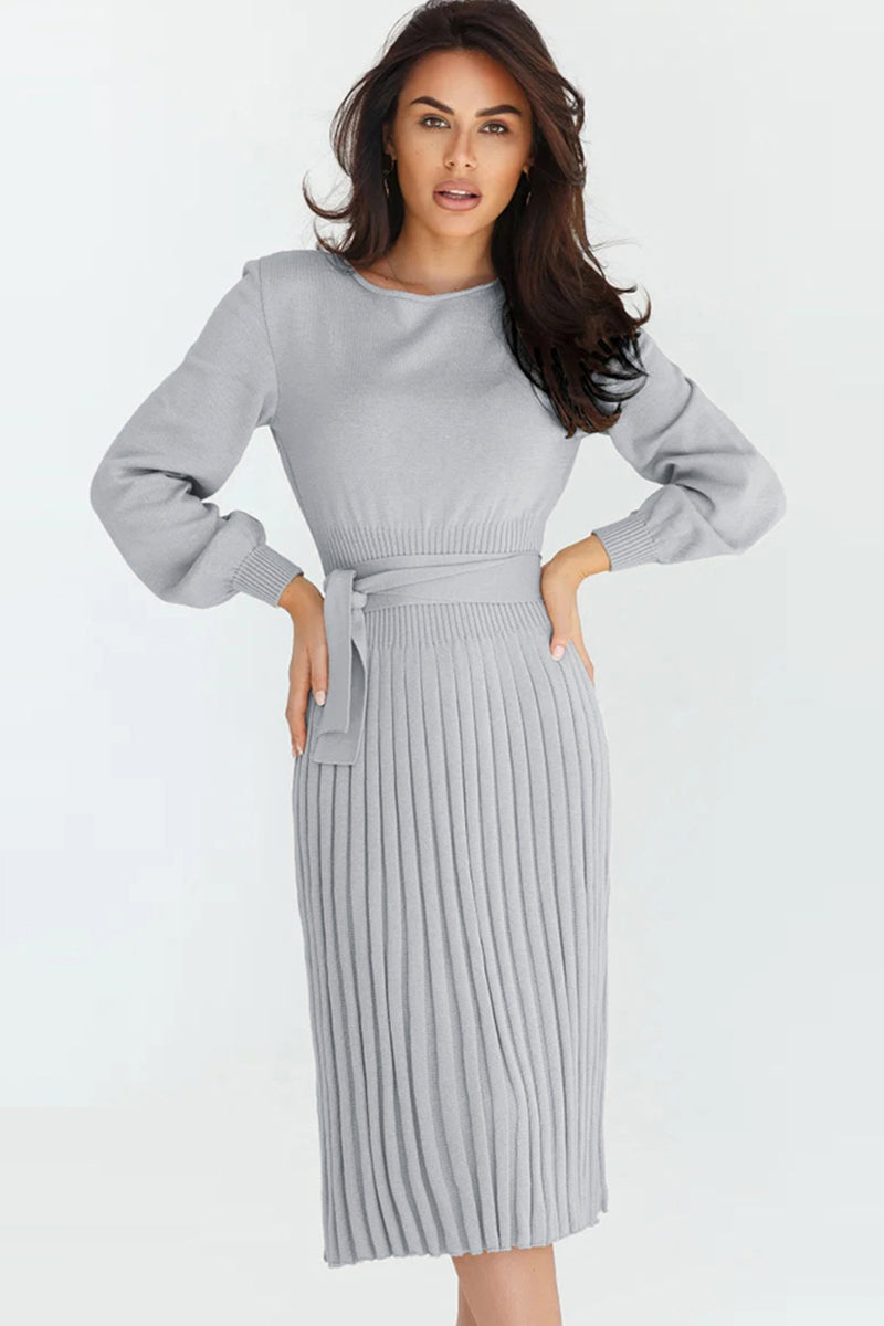 Colette | Pleated Sweater Dress
