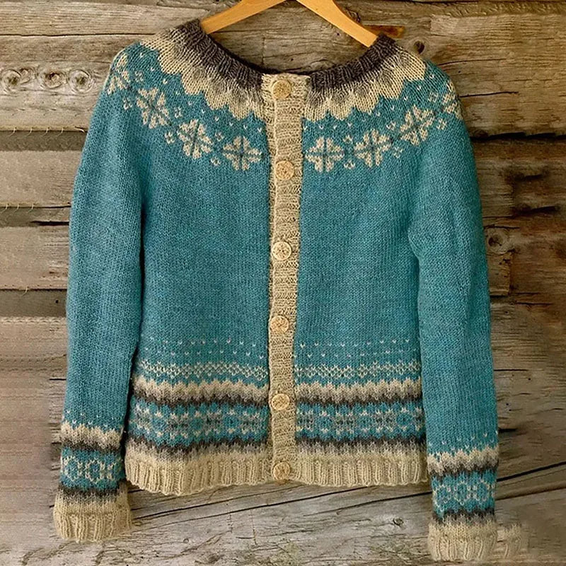 Cassandra | Vintage Nordic Cardigan