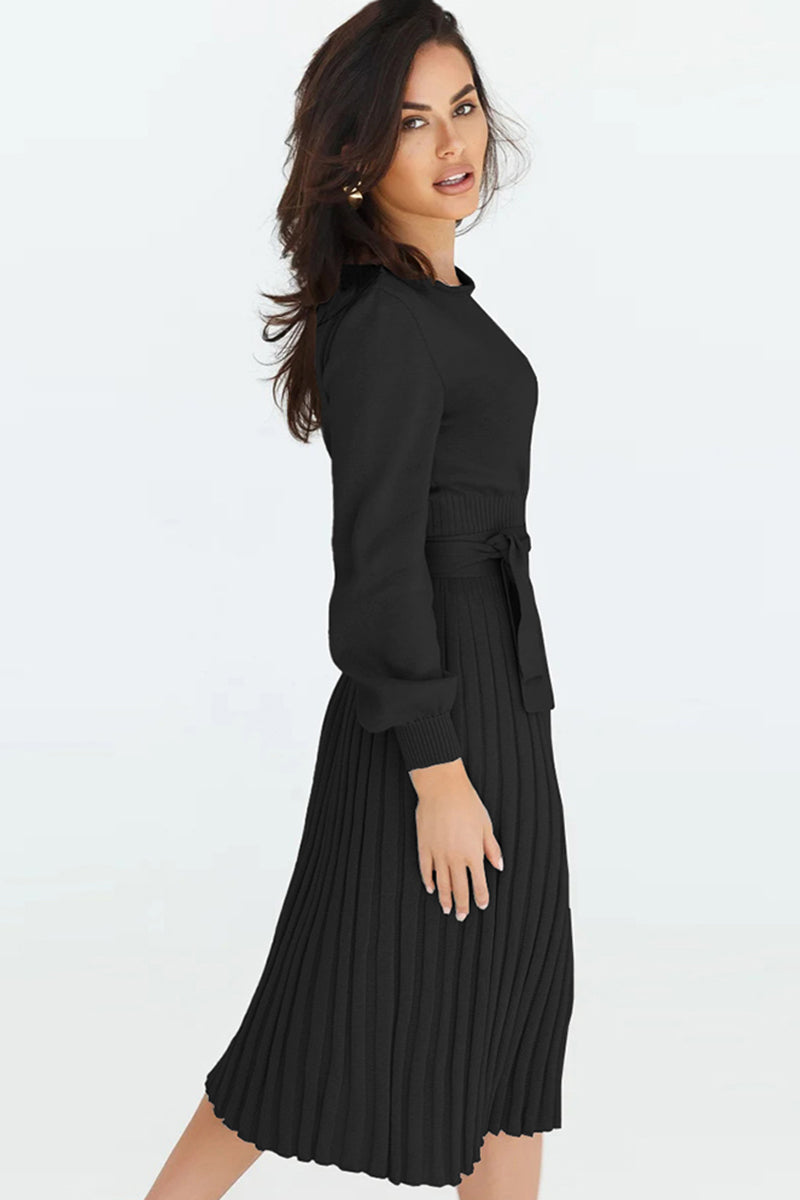 Colette | Pleated Sweater Dress