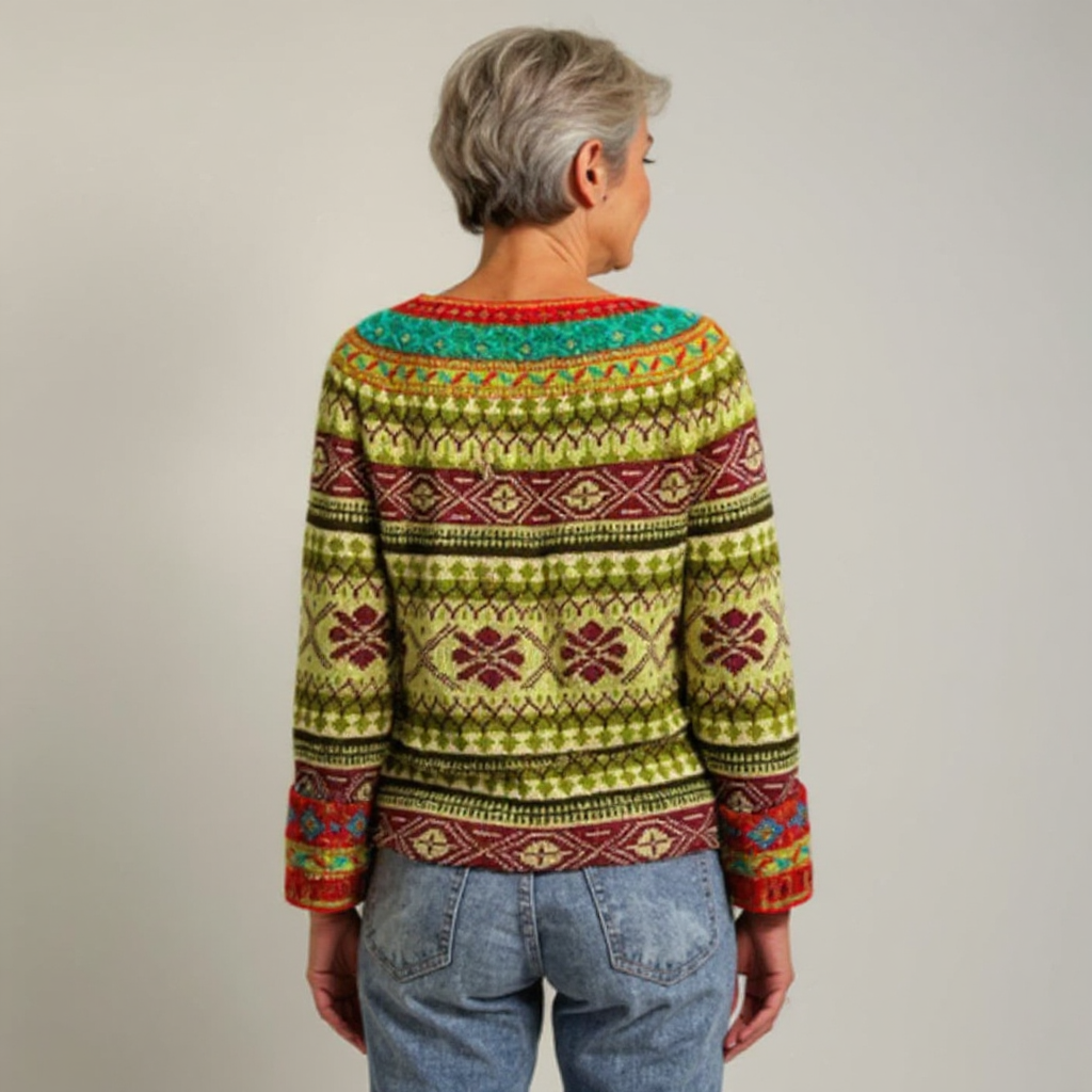 Caitlin | Vintage Nordic Sweater
