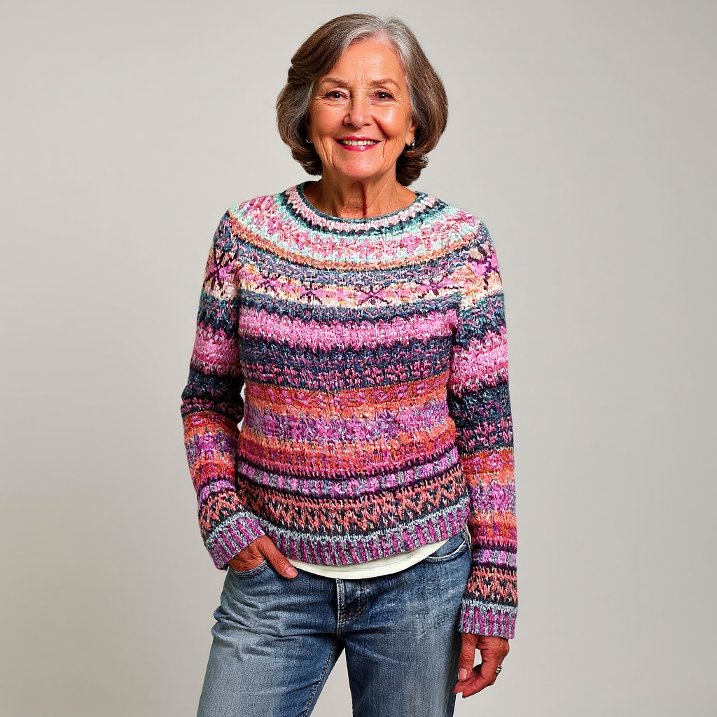 Amy | Vintage Nordic Sweater