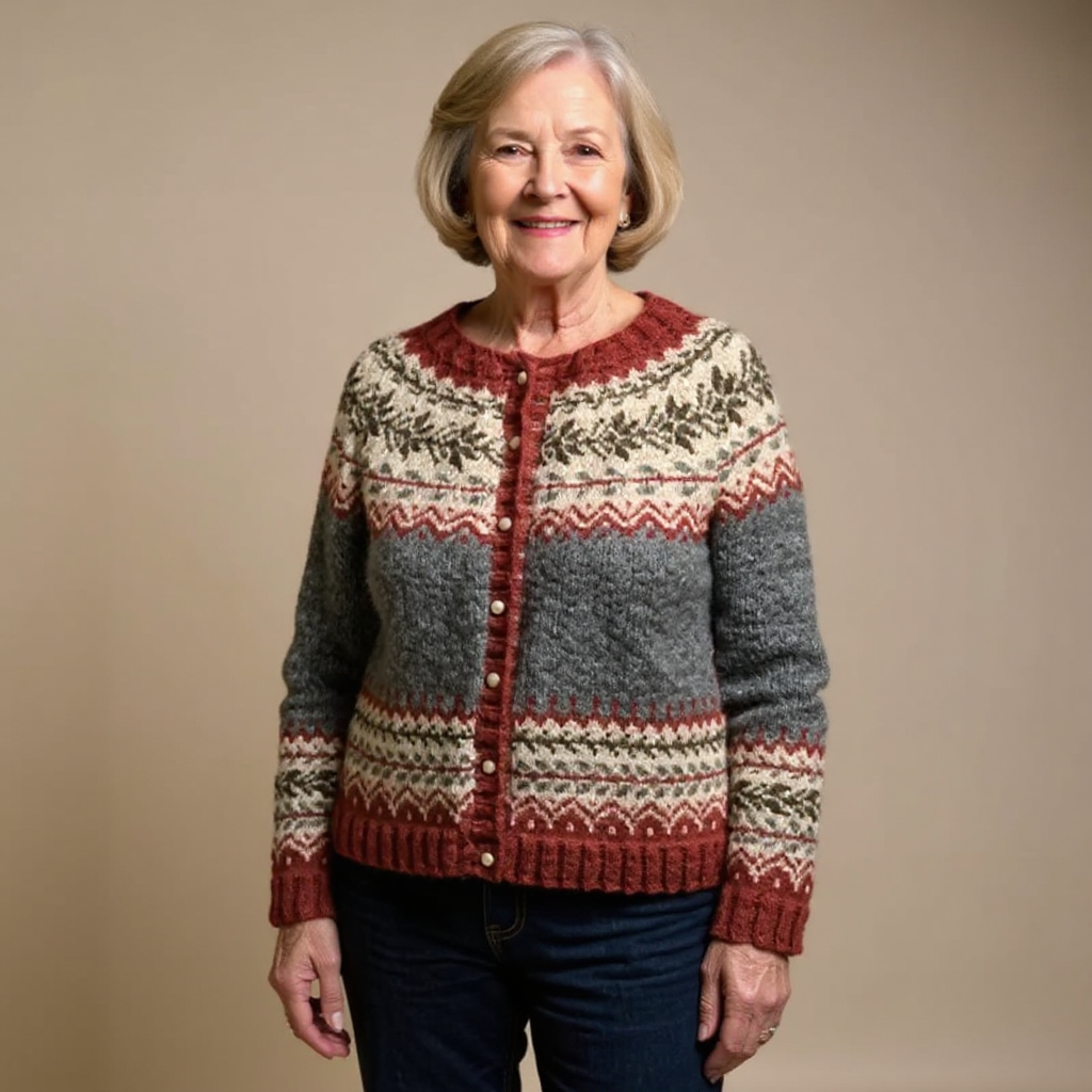 Jessica | Vintage Nordic Cardigan
