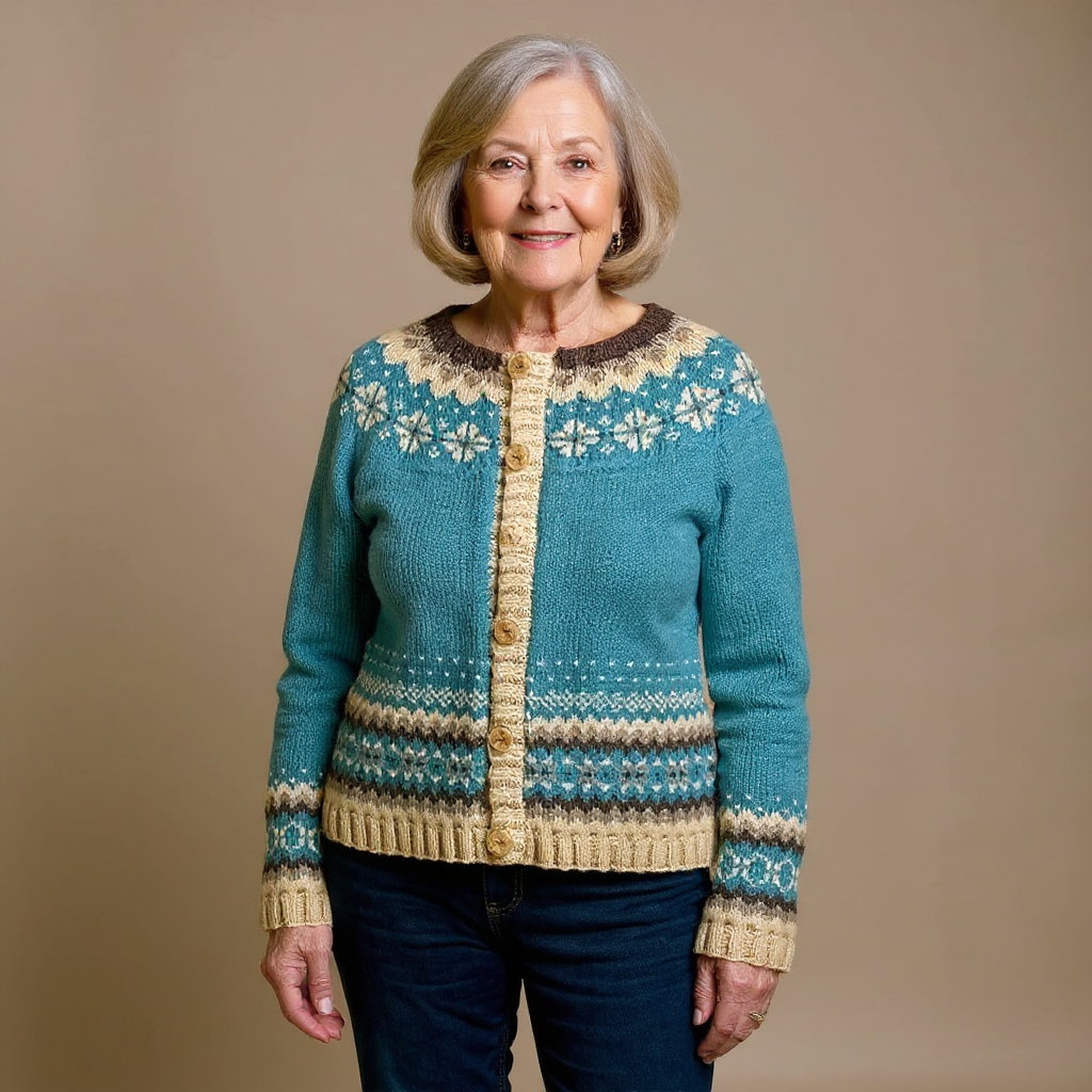 Cassandra | Vintage Nordic Cardigan