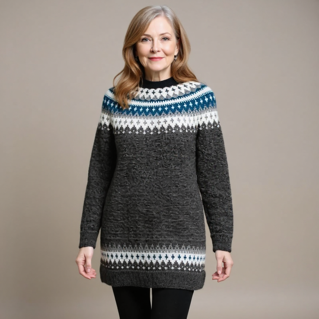 April | Vintage Nordic Sweater