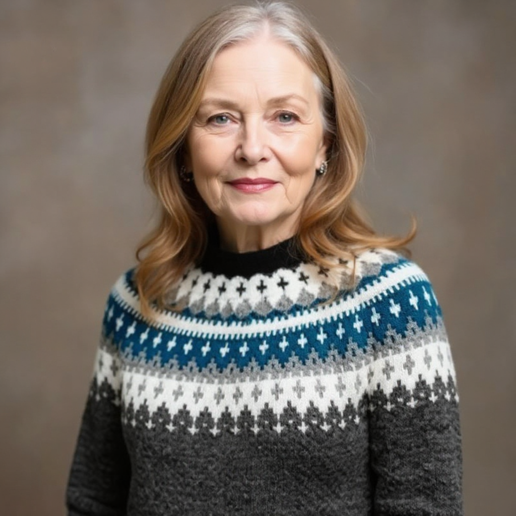 April | Vintage Nordic Sweater