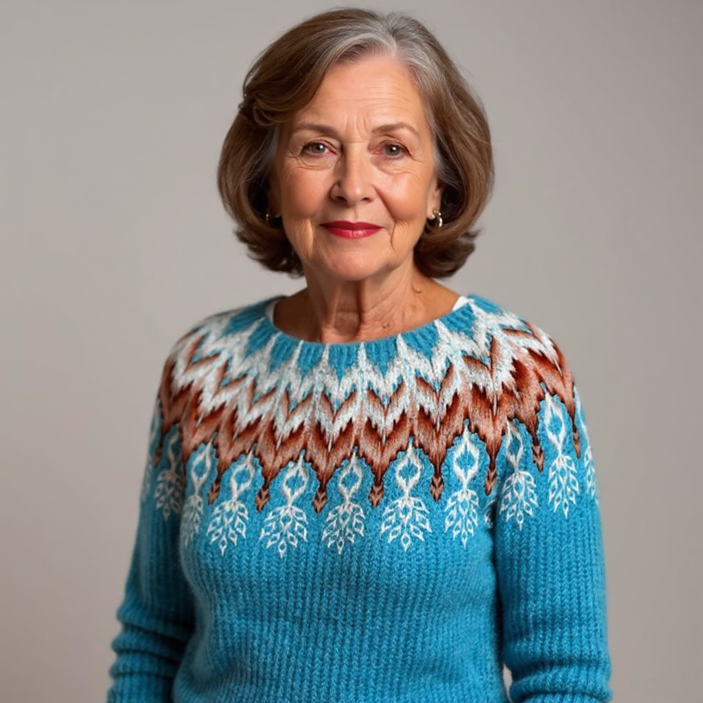 Elaine | Vintage Nordic Sweater