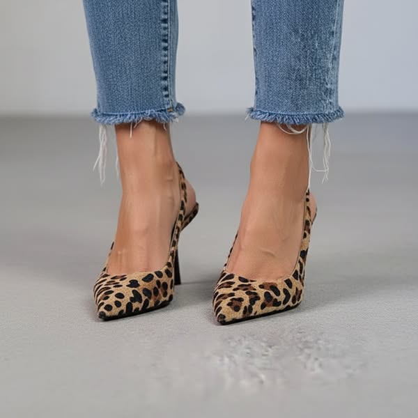 MARIA POINTED TOE SLINGBACK HEELS