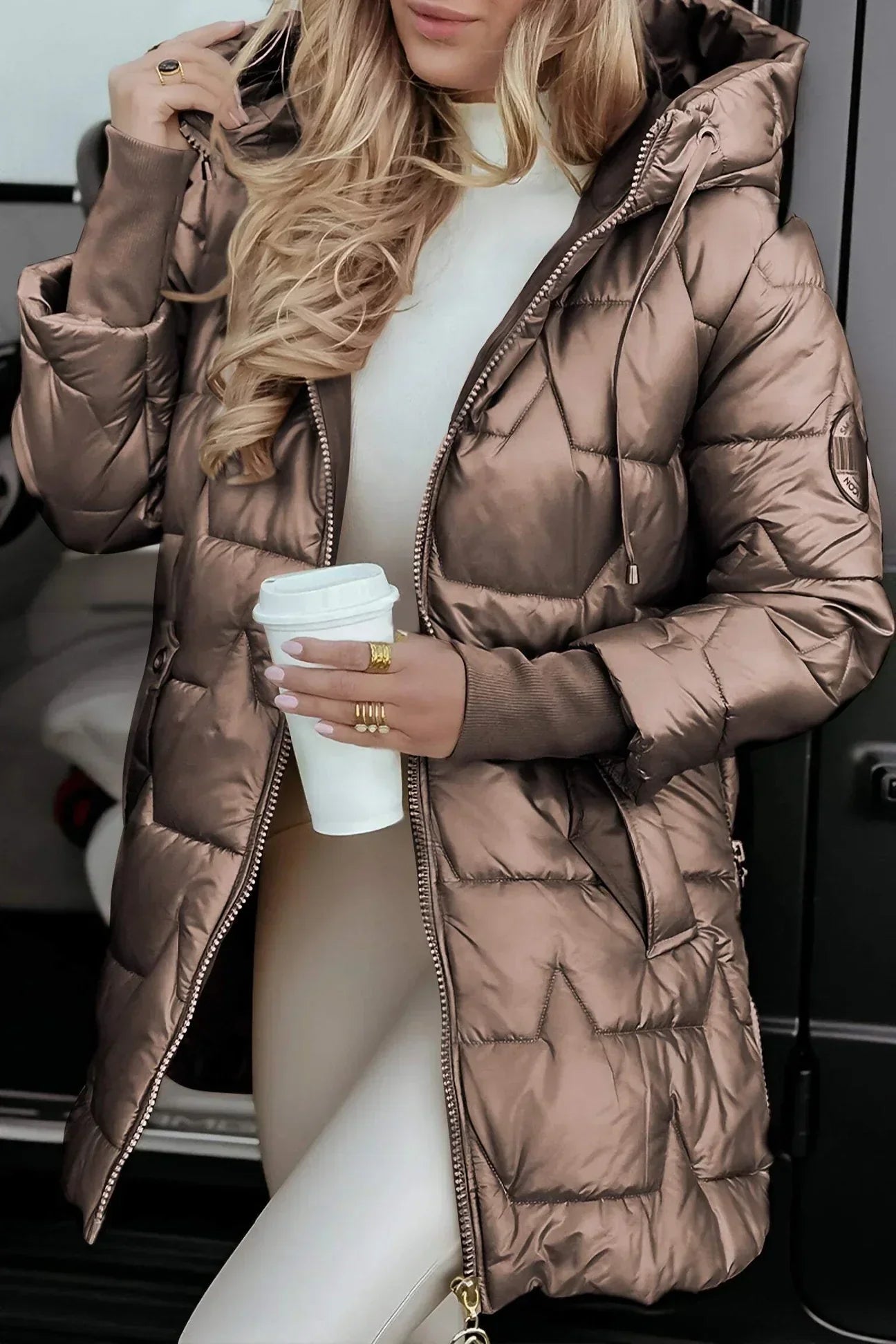 Luciana™ | Elegant Winter Coat with Hood and Padding
