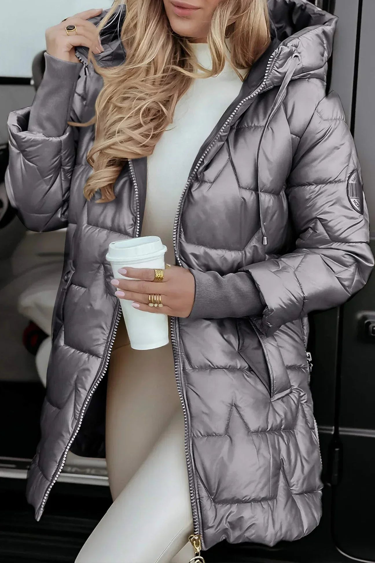 Luciana™ | Elegant Winter Coat with Hood and Padding
