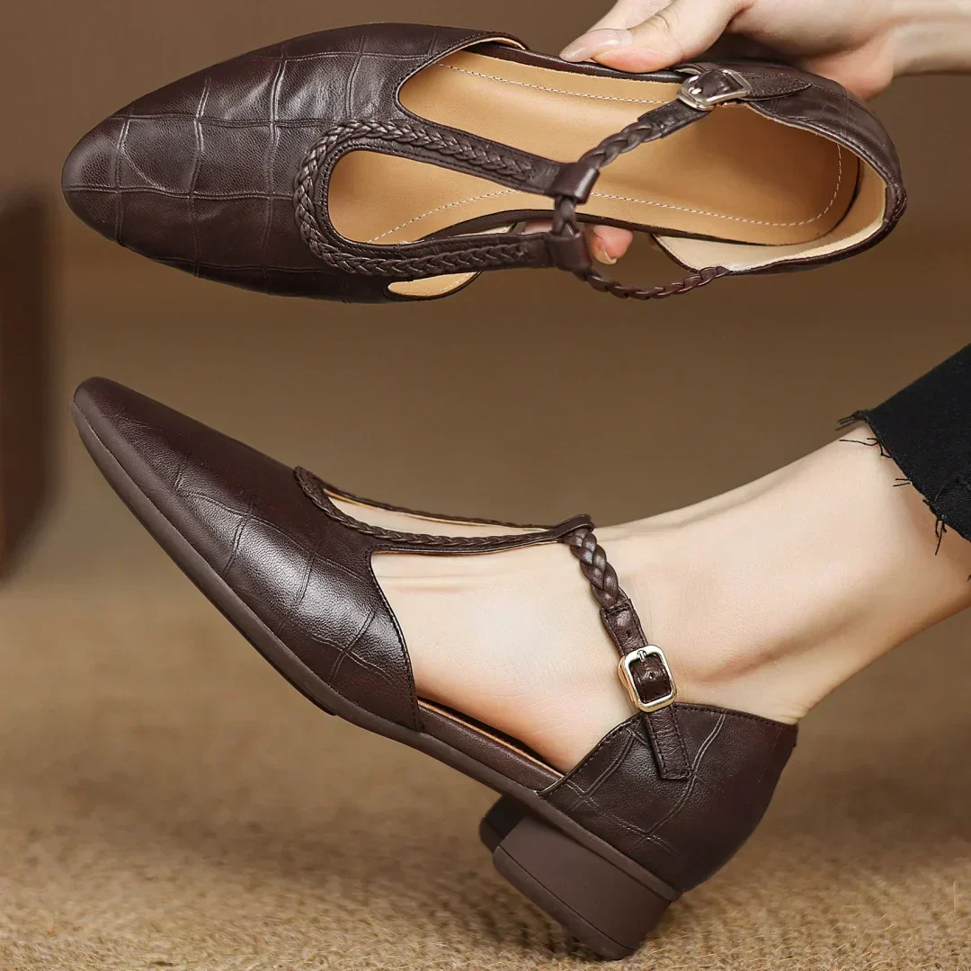 Lina | Orthopedic T-Strap Shoes
