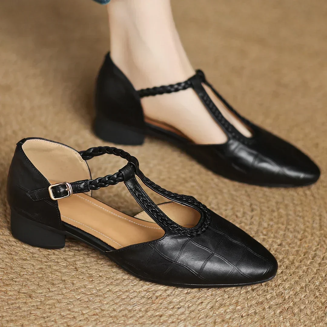 Lina | Orthopedic T-Strap Shoes