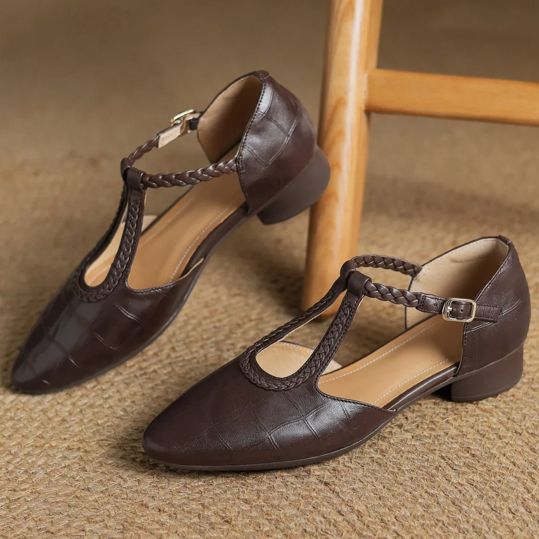 Lina | Orthopedic T-Strap Shoes