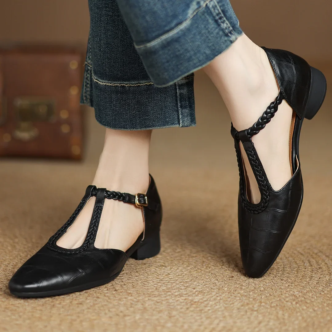 Lina | Orthopedic T-Strap Shoes