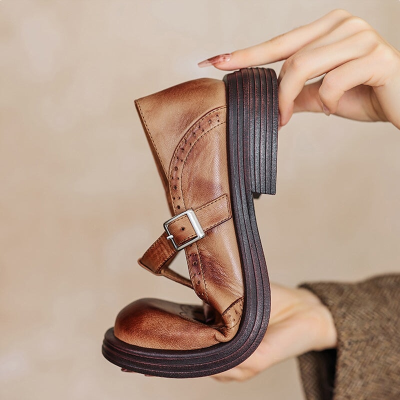Grace | Elegant Mary Janes Made Of Leather