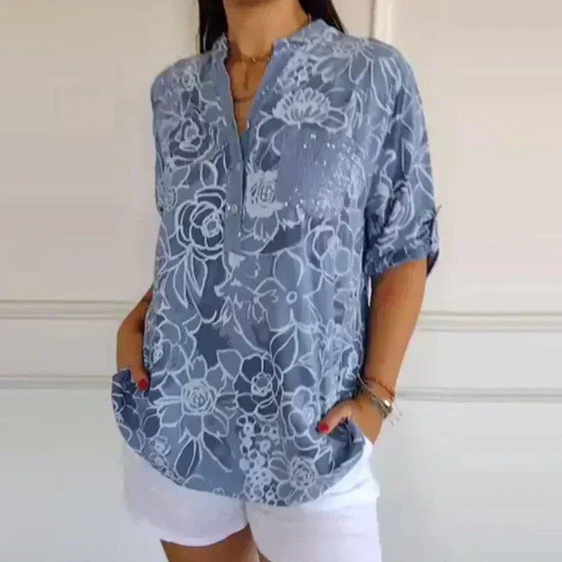 Florence | Floral Print Blouse