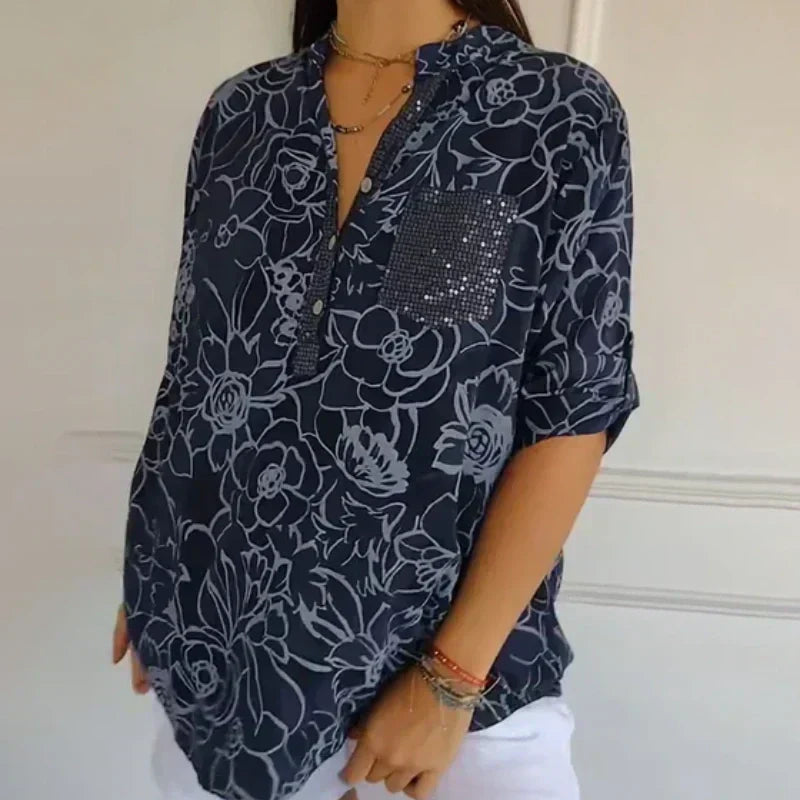Florence | Floral Print Blouse