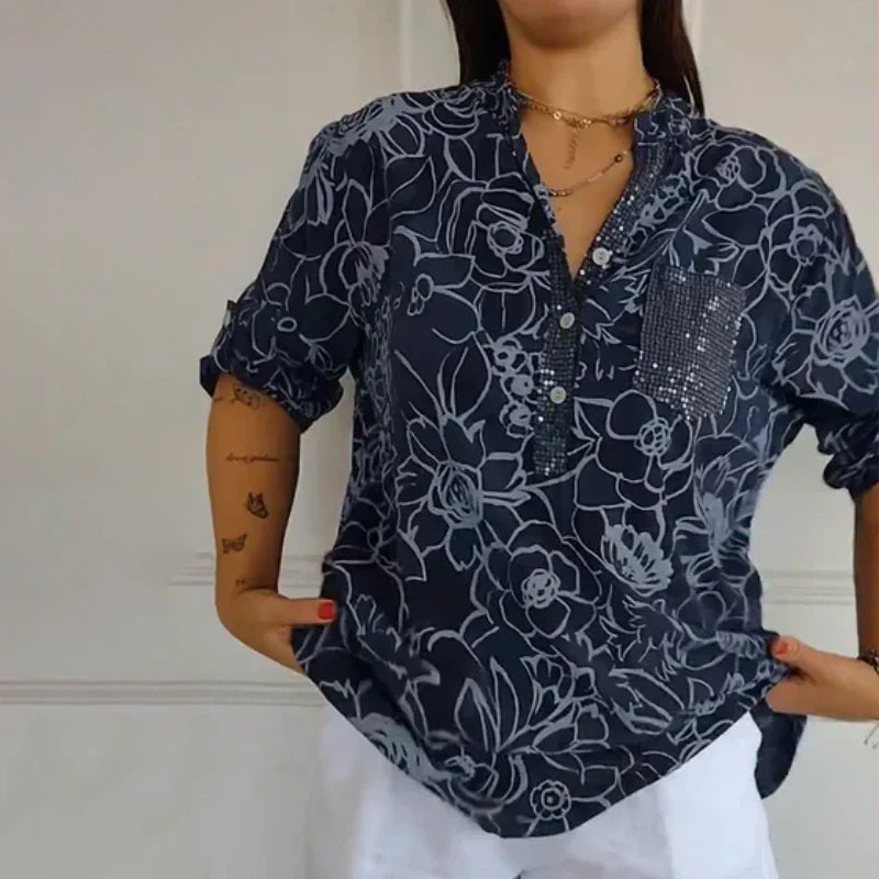 Florence | Floral Print Blouse