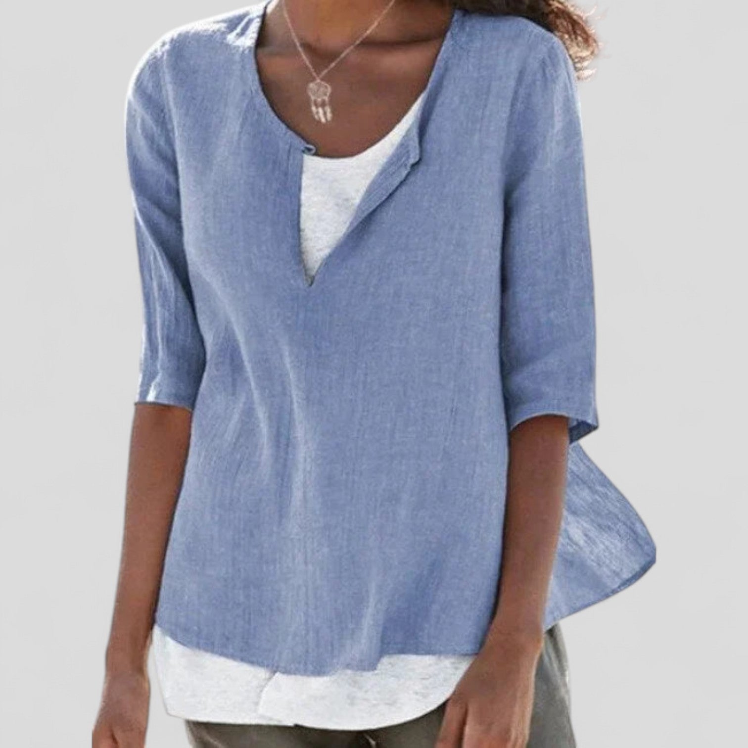 Samanta | Linen Blouse