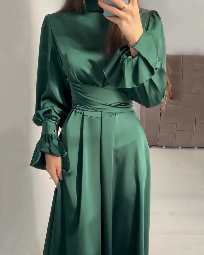 ItalianFrost | Satin Maxi Dress