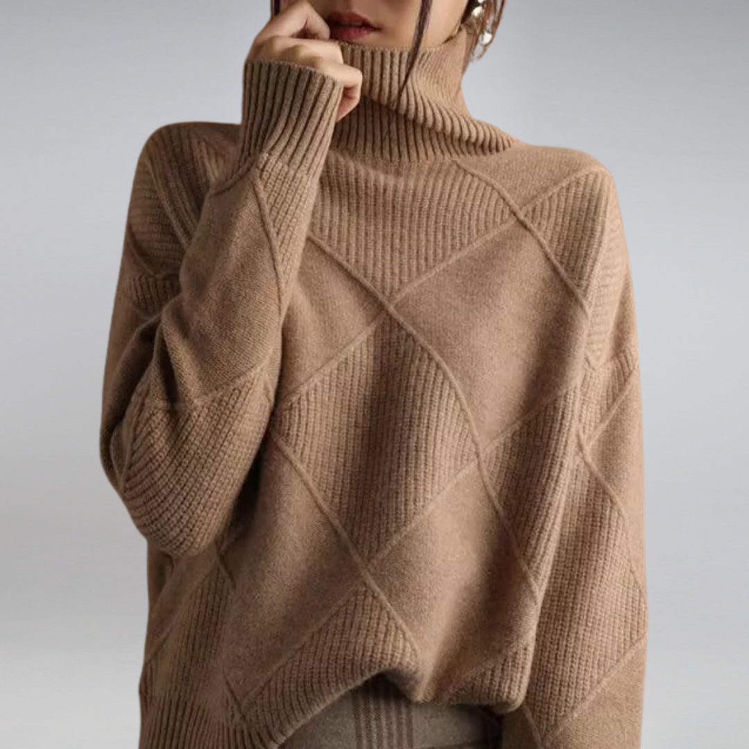 Tess | Luxury Cashmere Turtleneck Sweater