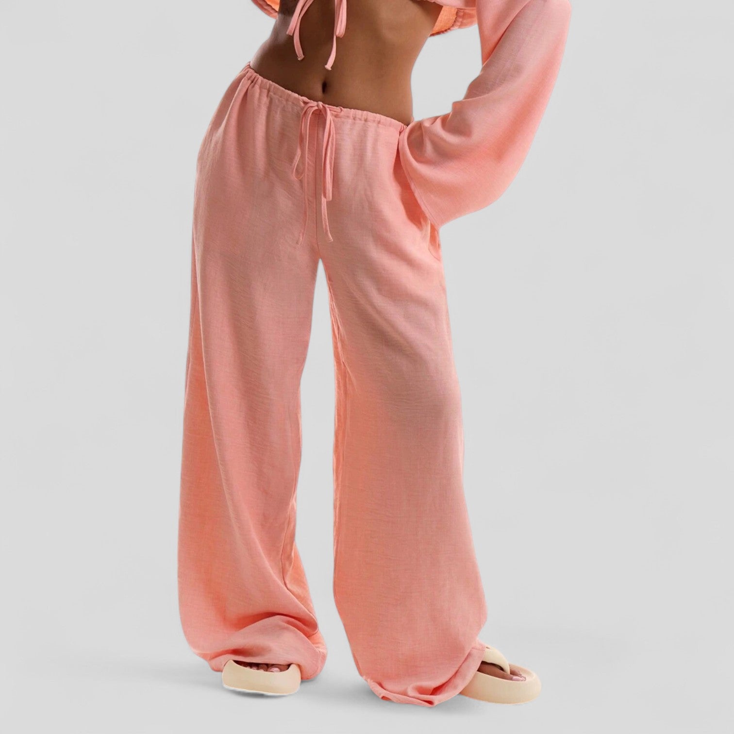 Burgundy | Summer Pants