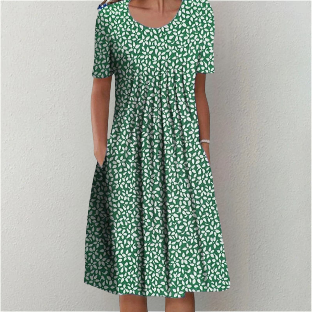 Hanna™ | Floral Dress with Pockets