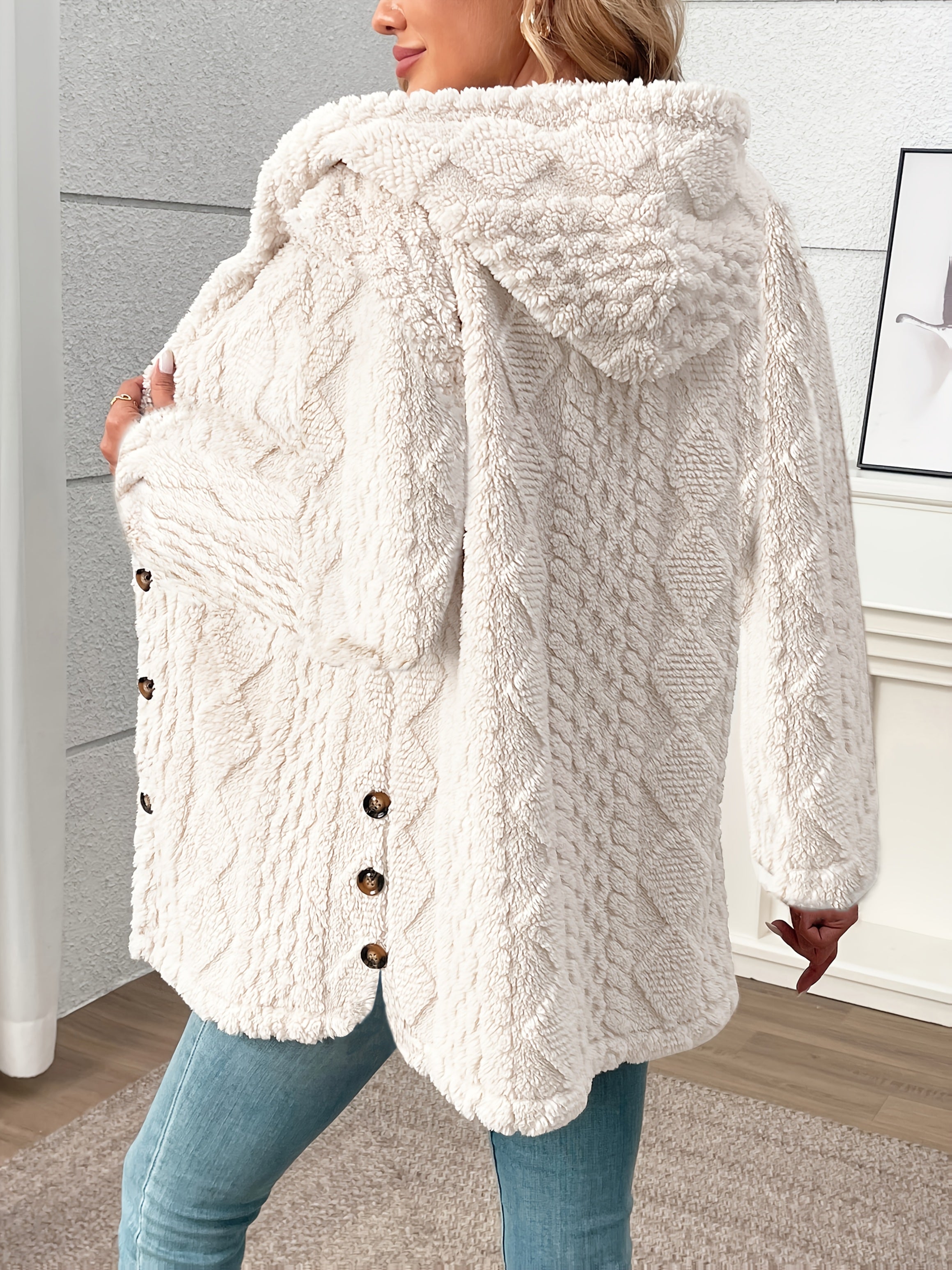 Mariette | Elegant Diamond Teddy Jacket