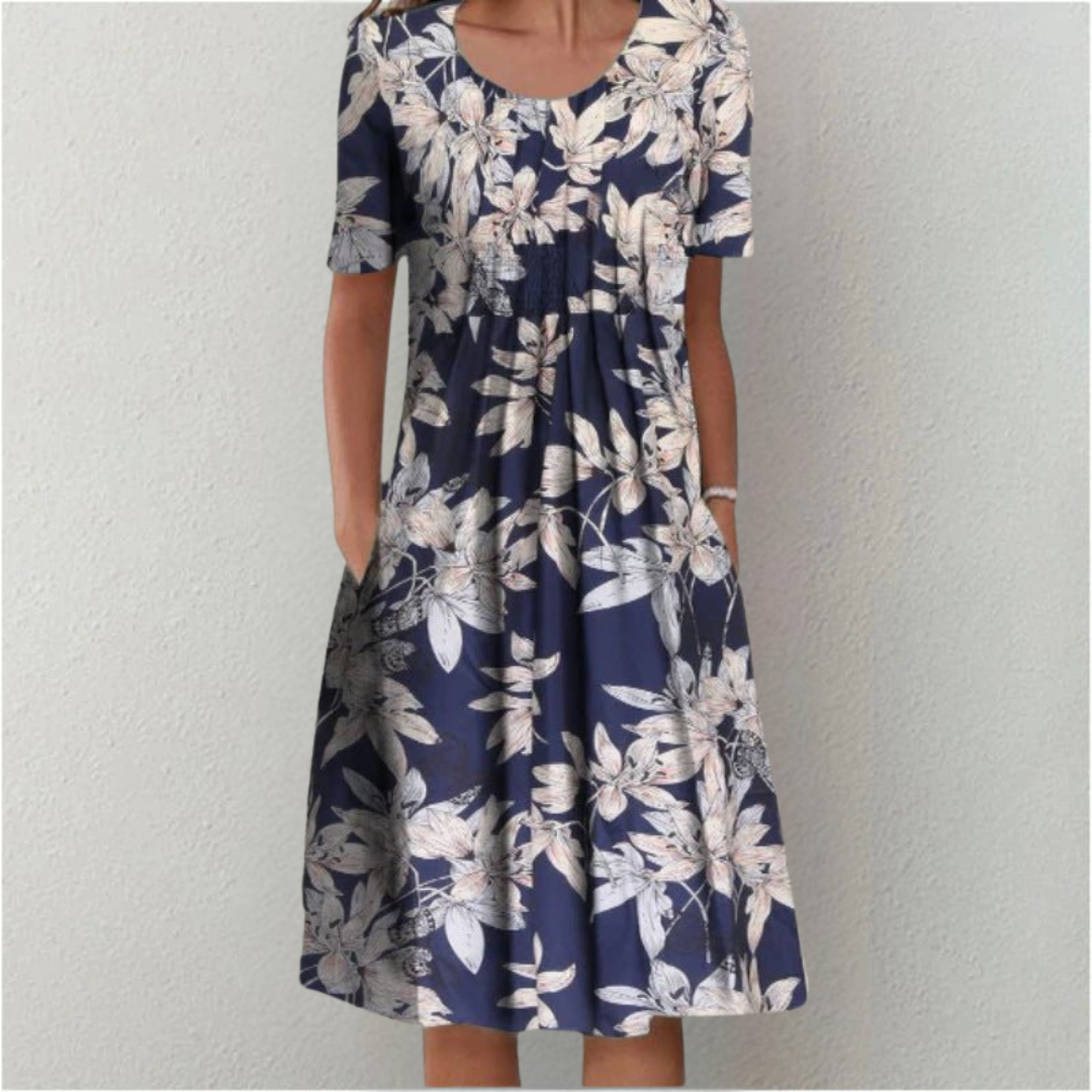 Hanna™ | Floral Dress with Pockets