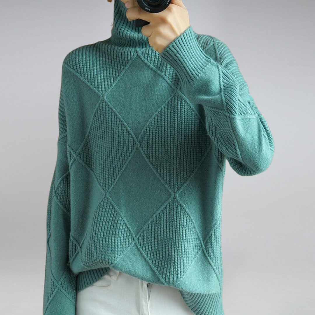 Tess | Luxury Cashmere Turtleneck Sweater